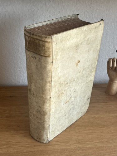Antik buch foliant 1680 barock - 1680,