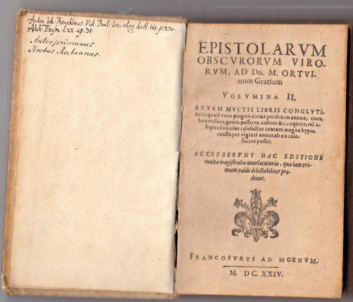 Epistolarum obscurorum virorum - obscurorum,