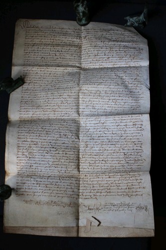 Antik italia manuscript - manuscript, auf