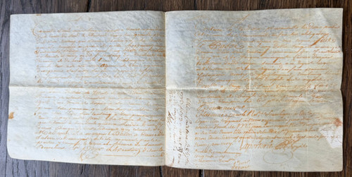 Original handschrift urkunde - handschrift,