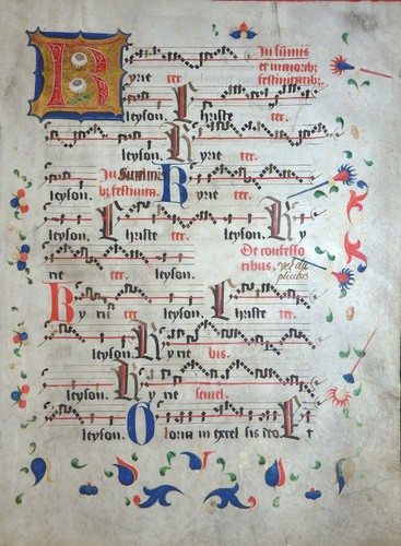 Buchmalerei graduale liturgie - graduale,