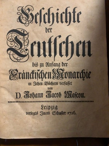 Mascov geschichte der - –,