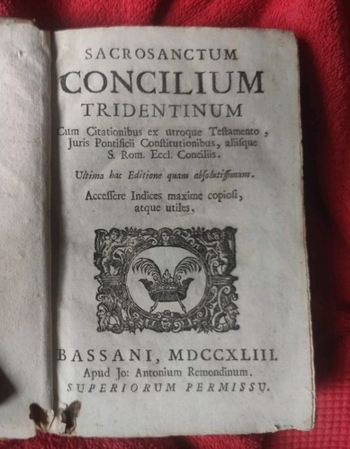 Concilium tridentinum - concilium, –
