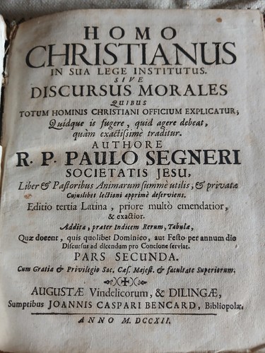 1712 homo christianus sua - in,