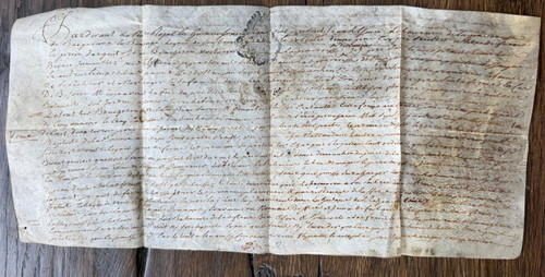 Original handschrift urkunde - original,