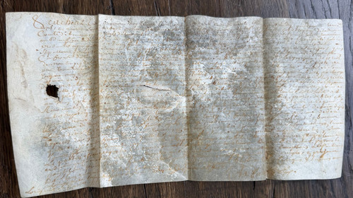 Original handschrift urkunde - handschrift,