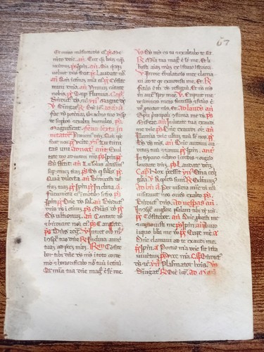 Stundenbuch blatt pergament - 1,