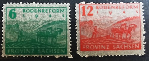 Briefmarken provinz sachsen - provinz,