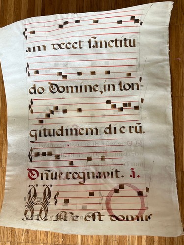 Antiphonar vellum pergament - antiphonar,